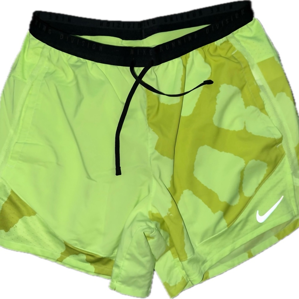 Nike Running Division Neon Green Running Shorts